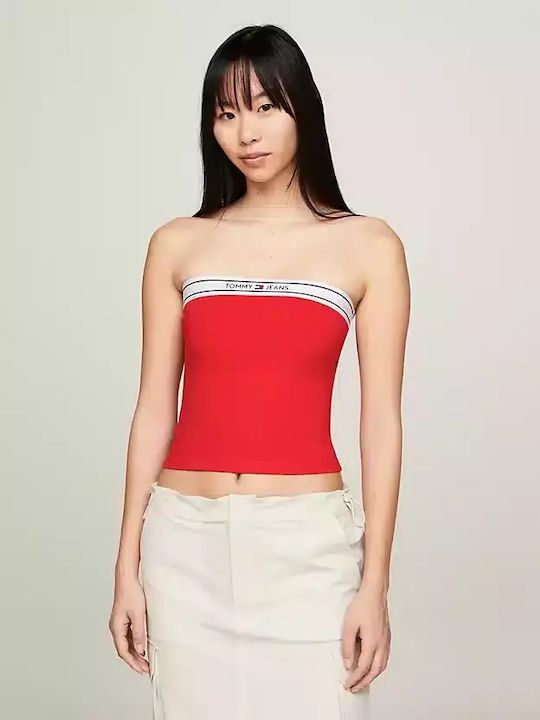 TOMMY JEANS Logo taping tube top